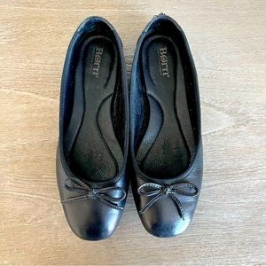 Born | Black Brin Ballet Flats - Size 8